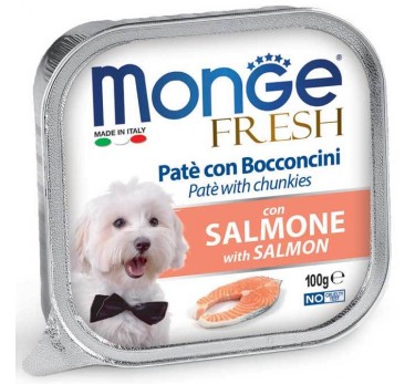 Monge Dog Fresh консервы для собак лосось 100г